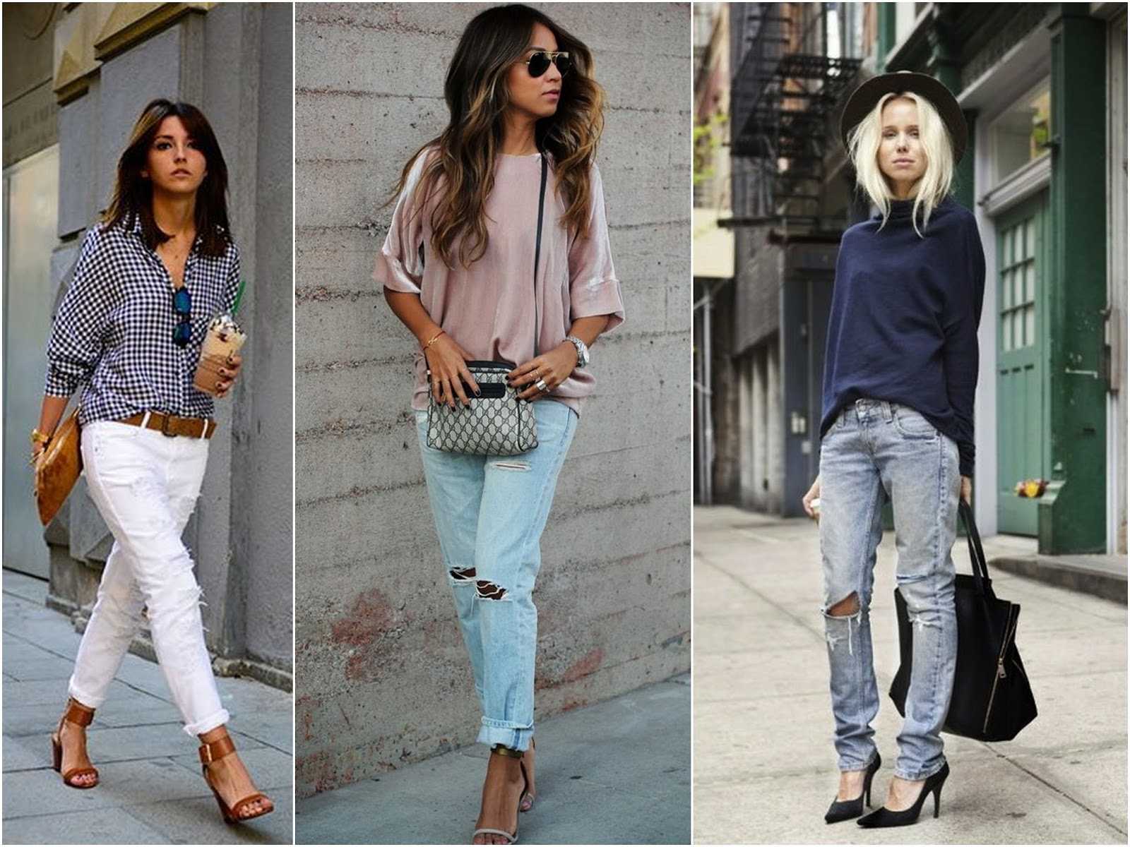 Мужской стиль в женской версии: 25 стильных фото с джинсами бойфренды