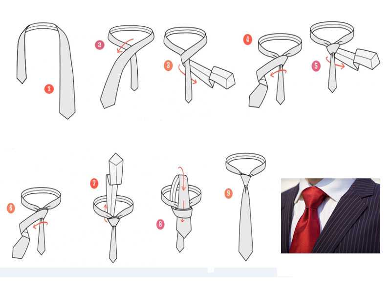 Топ-5 простых способов, как завязать галстук
