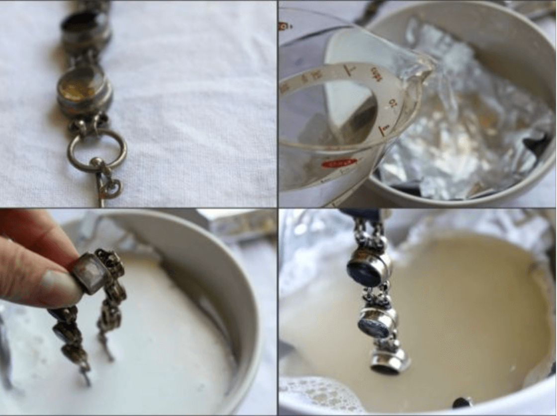 Как почистить серебряную цепочку в домашних условиях, чтобы блестела