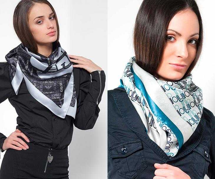 Как красиво завязать шарф на шее поверх куртки без воротника женские