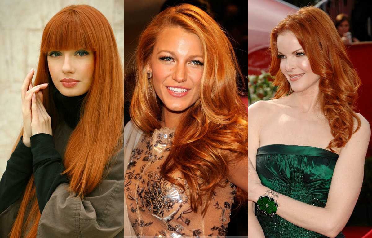 Как получить темно-рыжий цвет волос: кому подойдет, особенности окрашивания, популярные марки красок