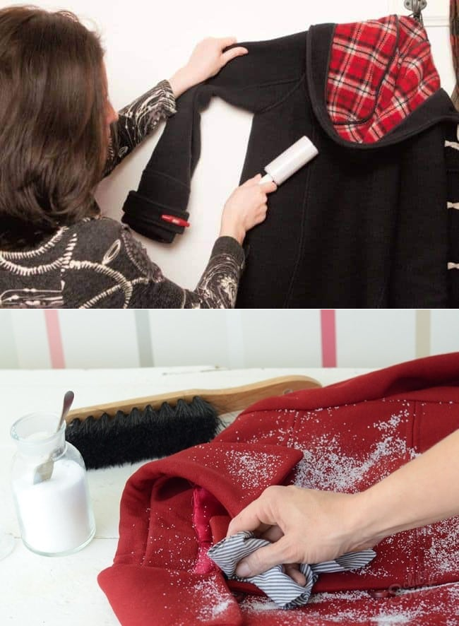Как почистить пальто в домашних условиях от различных загрязнений