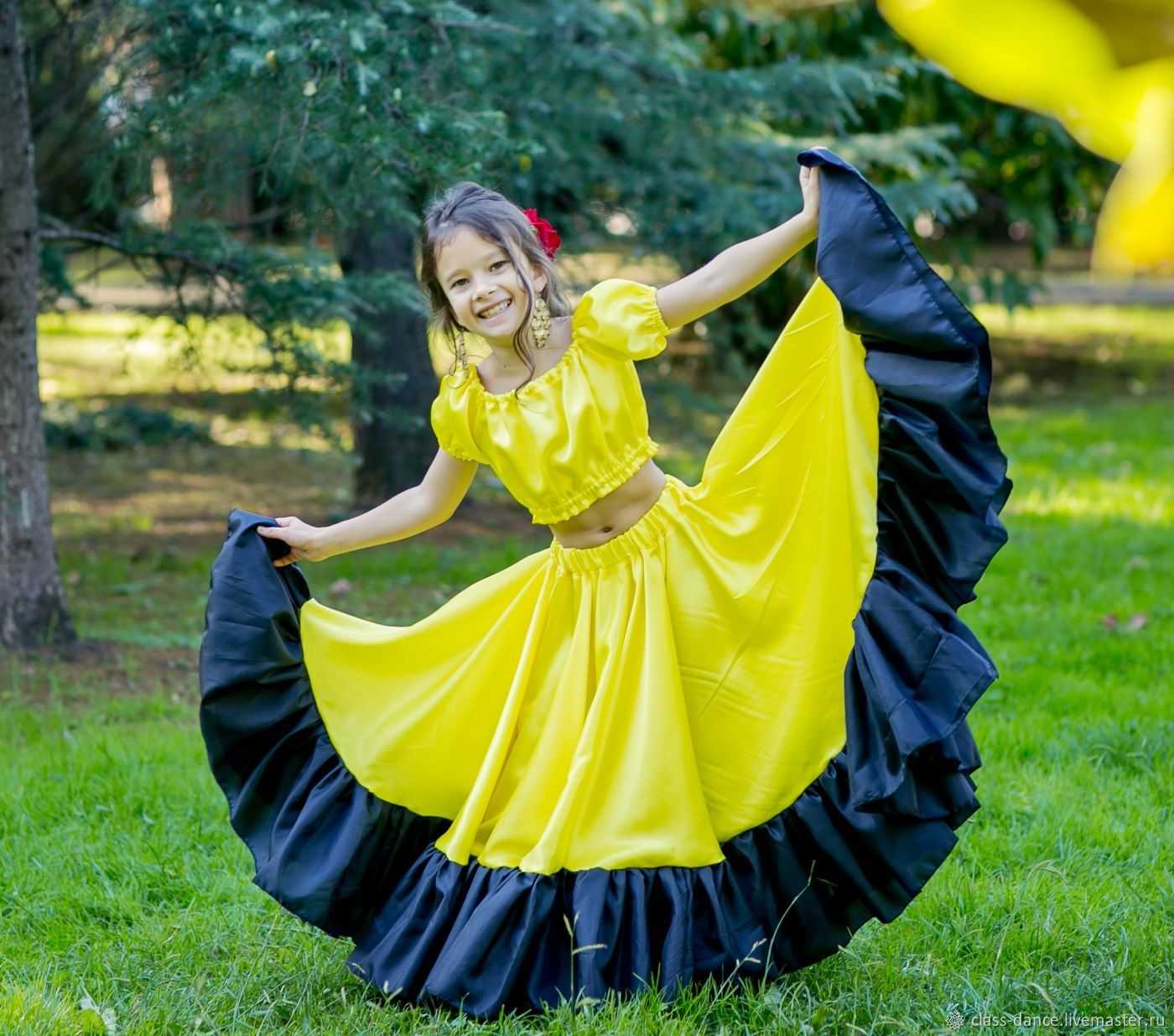 Цыганский костюм для танцев (мастер-класс) - страна мам