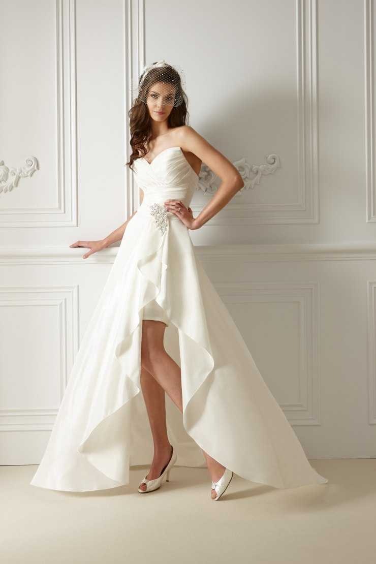 Свадебное платье-трансформер с отстегивающейся юбкой невесты