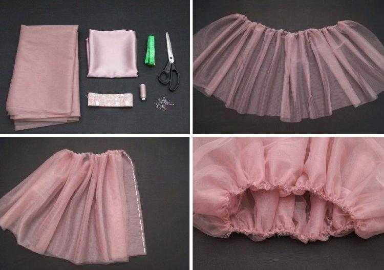 Как сшить платье из фатина для девочки своими руками?