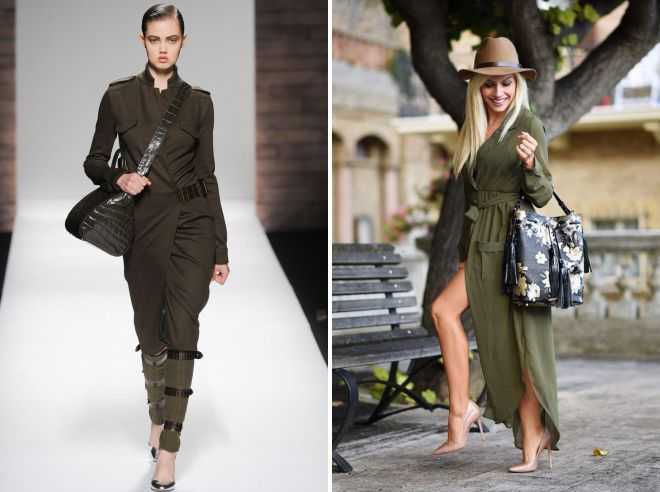 Стиль милитари в женской одежде 2021: как сочетать, фото образов