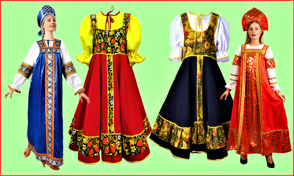 Русский костюм картинки