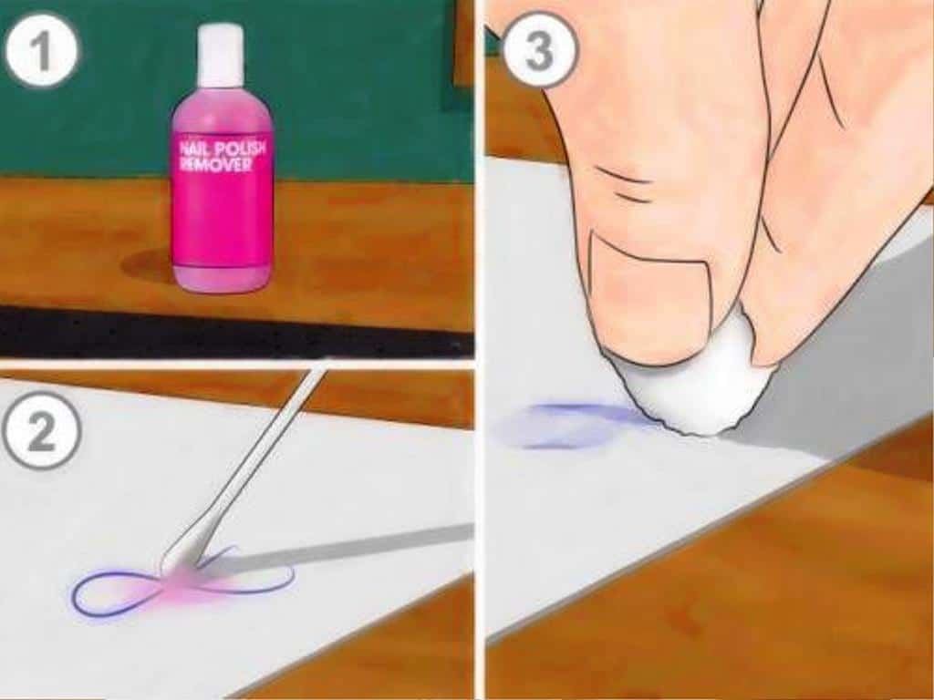 Как оттереть ручку с обоев и вывести чернила от шариковой ручки
