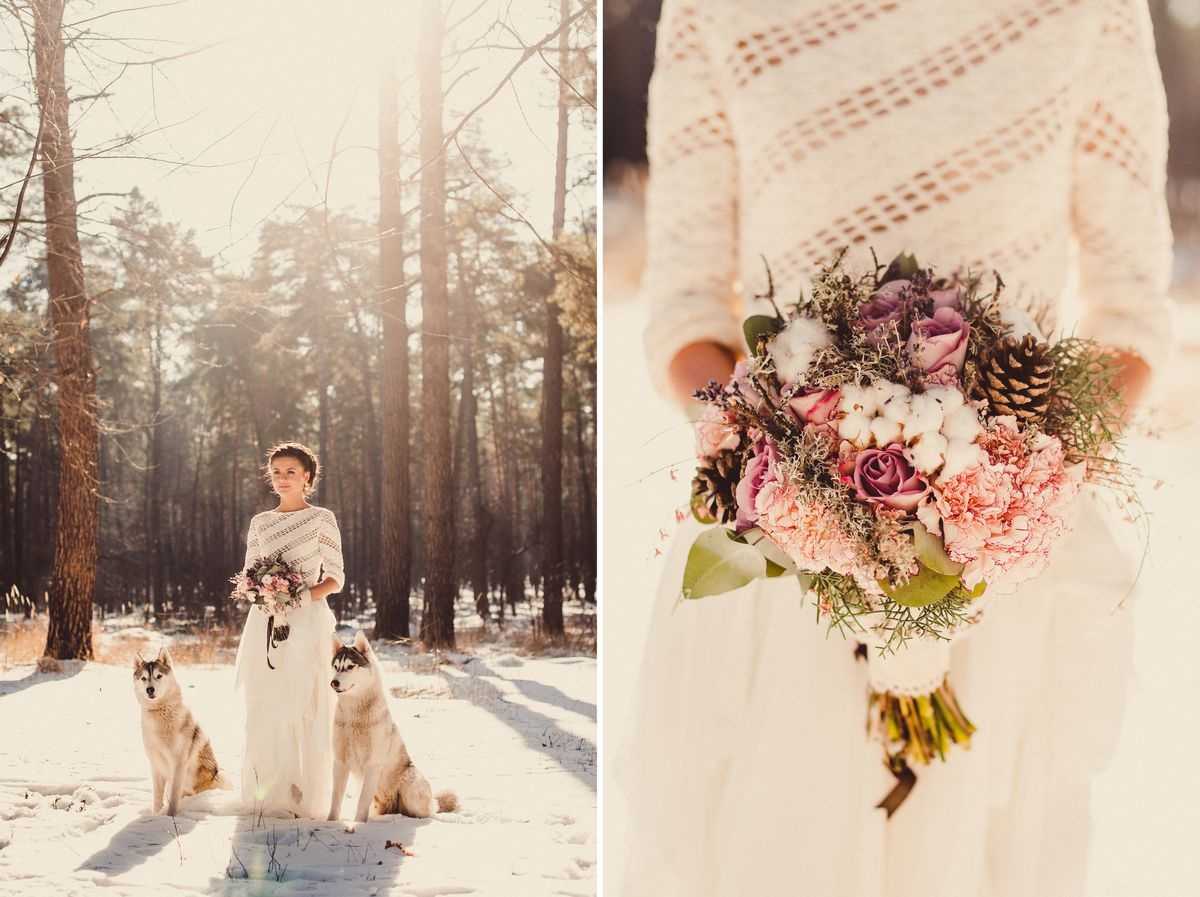 Зимний образ невесты на свадьбу 2022 : советы и идеи по созданию стиля