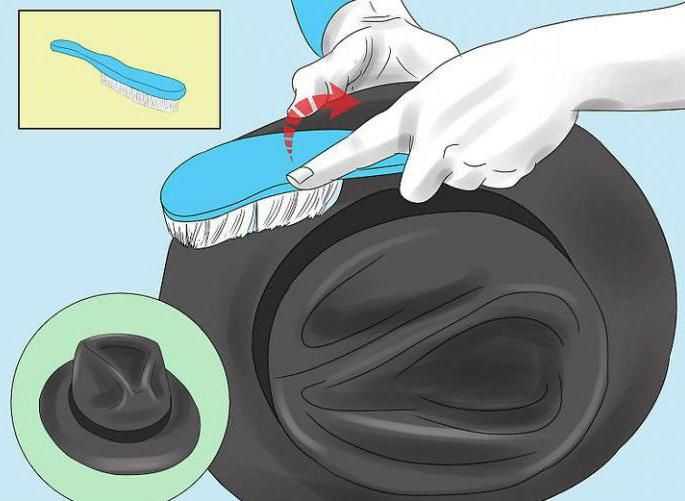 Как почистить фетровый берет
