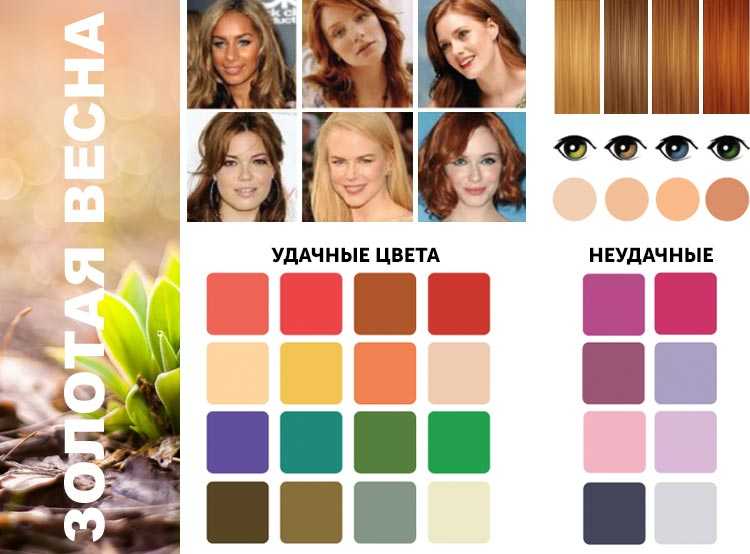 Цветотипы внешности – весна (фото и характеристики). изучаем модные тенденции для женщин цветотипа «весна»: волосы, одежда, макияж
