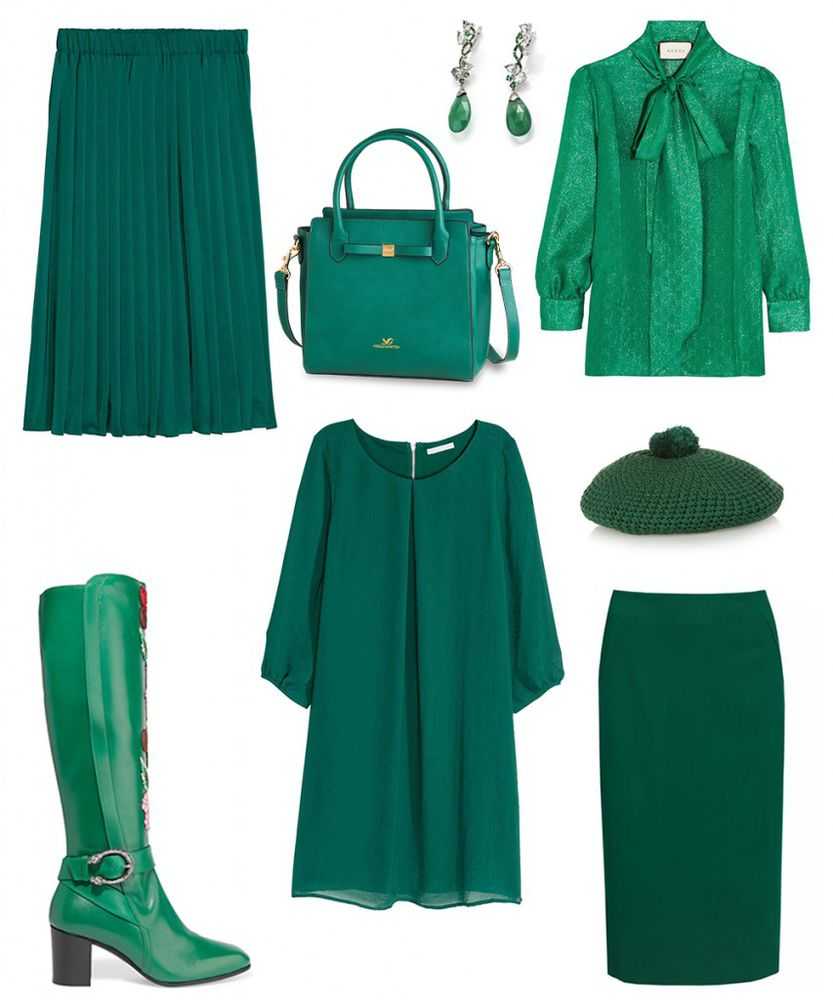 С каким цветом сочетается зеленый: лучшая фото видео подборка, зеленый цвет в одежде