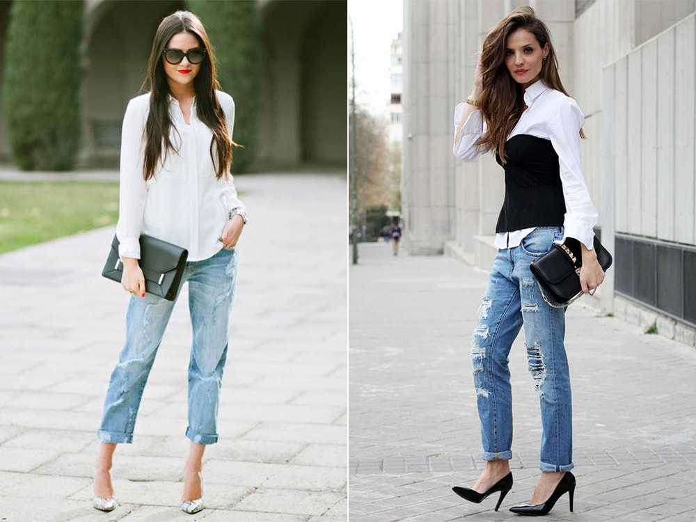 50 идей, с чем носить женские джинсы-бойфренды (фото)