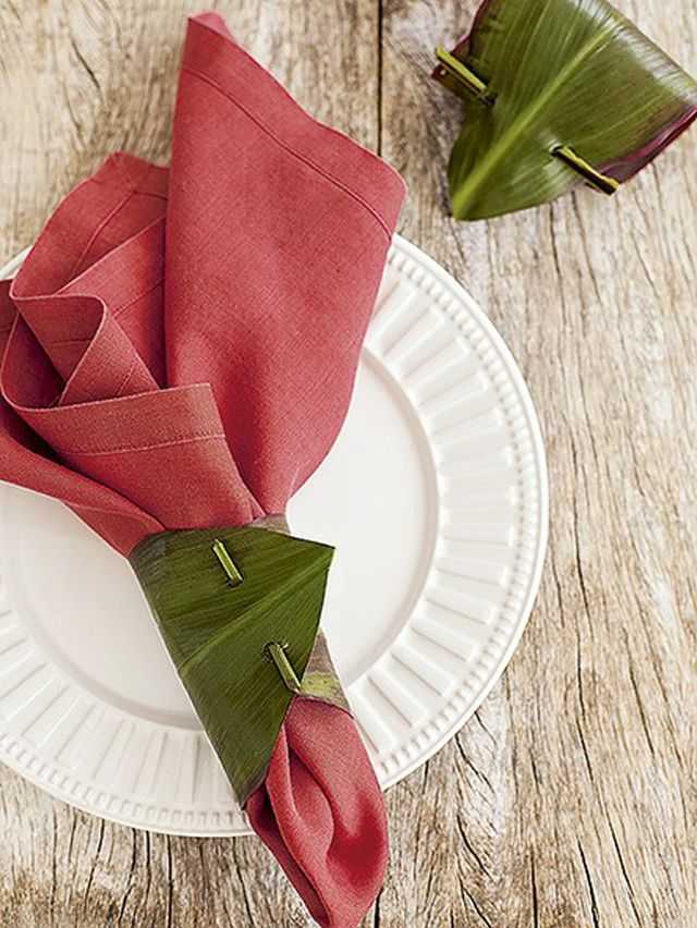 Салфетки для сервировки стола: как быстро и красиво сложить для праздничного стола