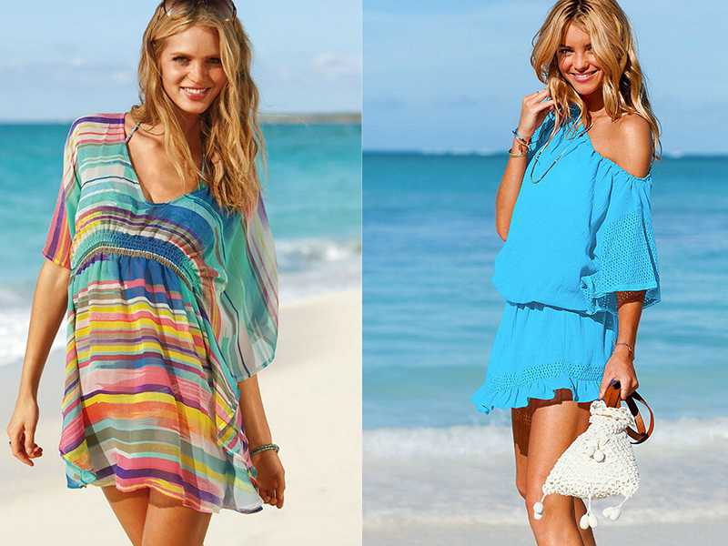 Модные легкие платья: пляжный стиль