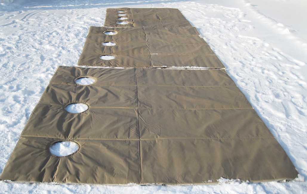 Теплый пол для зимней палатки своими руками