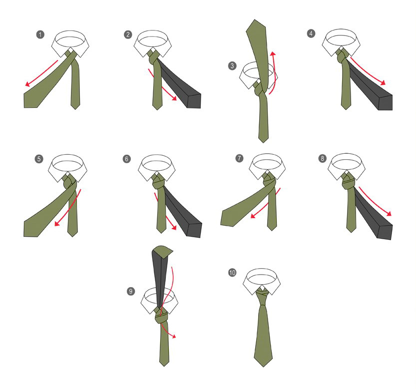 Как завязывать галстуки для девушек