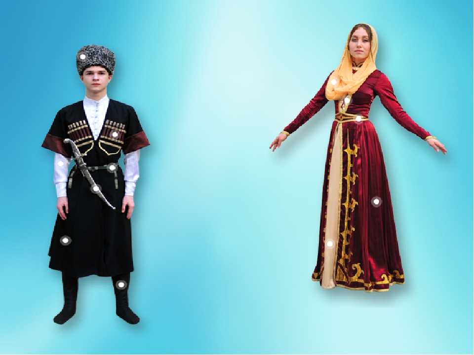 Национальный костюм чеченки