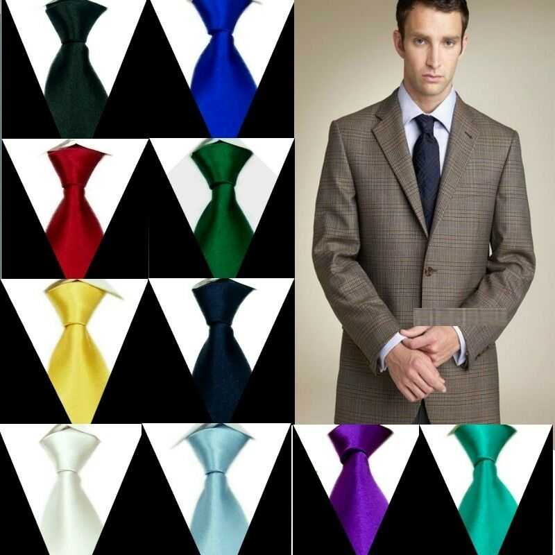 Правильно подобранный галстук может придать дополнительных очков вашему образу Так с чем можно носить зеленый, бордовый, синий, стильный оранжевый, фиолетовый, желтый, триколор и галстуки других цветов