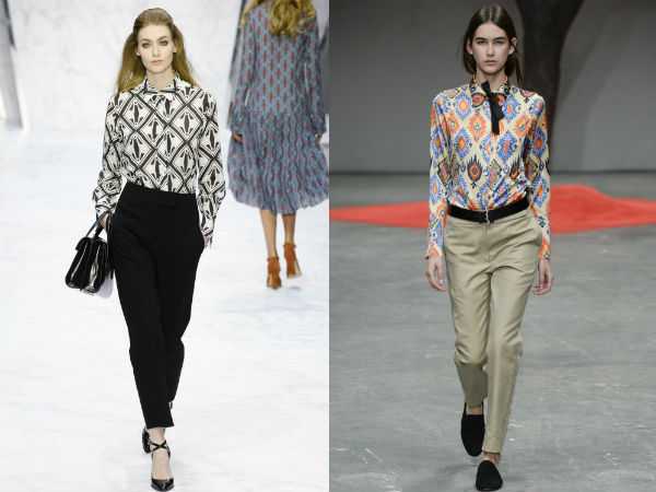 Блузки: фасоны, модели и стили