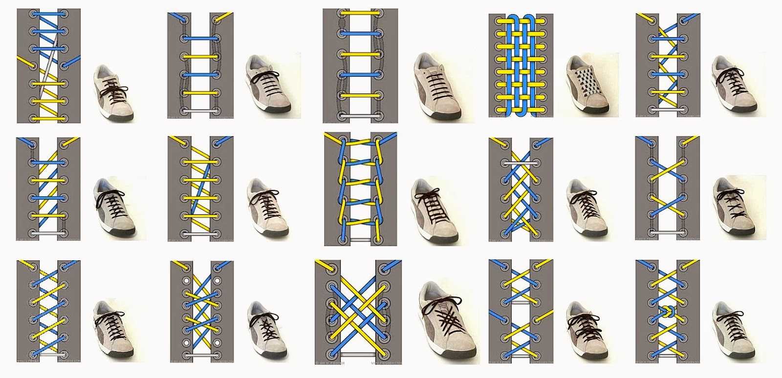 Как красиво зашнуровать шнурки на кроссовках и кедах без бантика и с ним: поэтапно