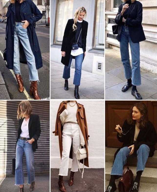 Как носить женские джинсы-бананы: 65 модных луков