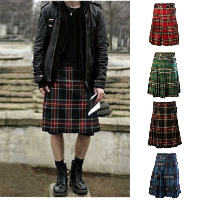 Шотландская юбка (66 фото): как называется, синяя, короткая, длинная, из ткани шотландка, женская, мужская