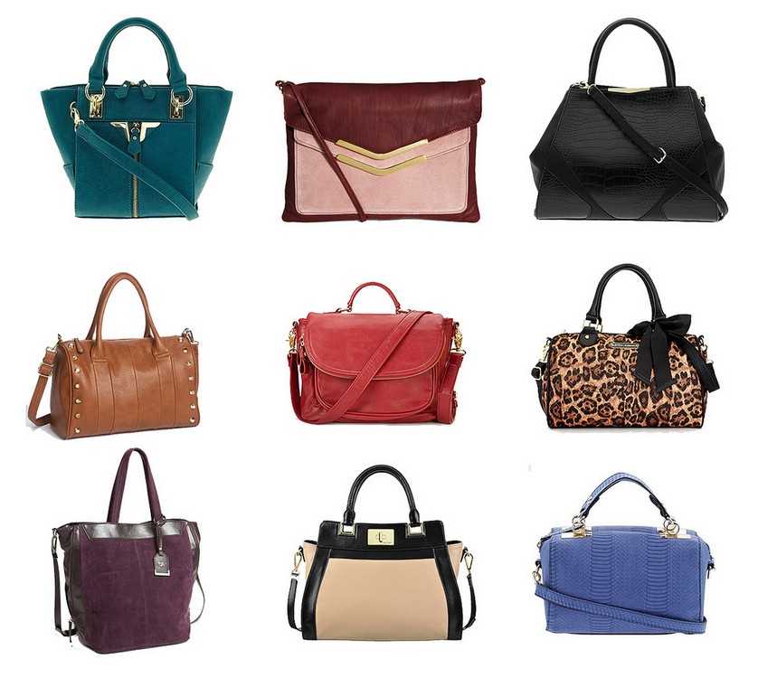 С чем носить сумки разной цветовой категории ( 100 фото)