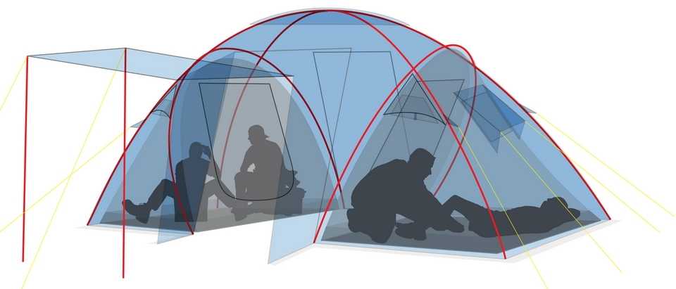 Инструкция по сбору палатки. установка палатки — советы начинающим туристам