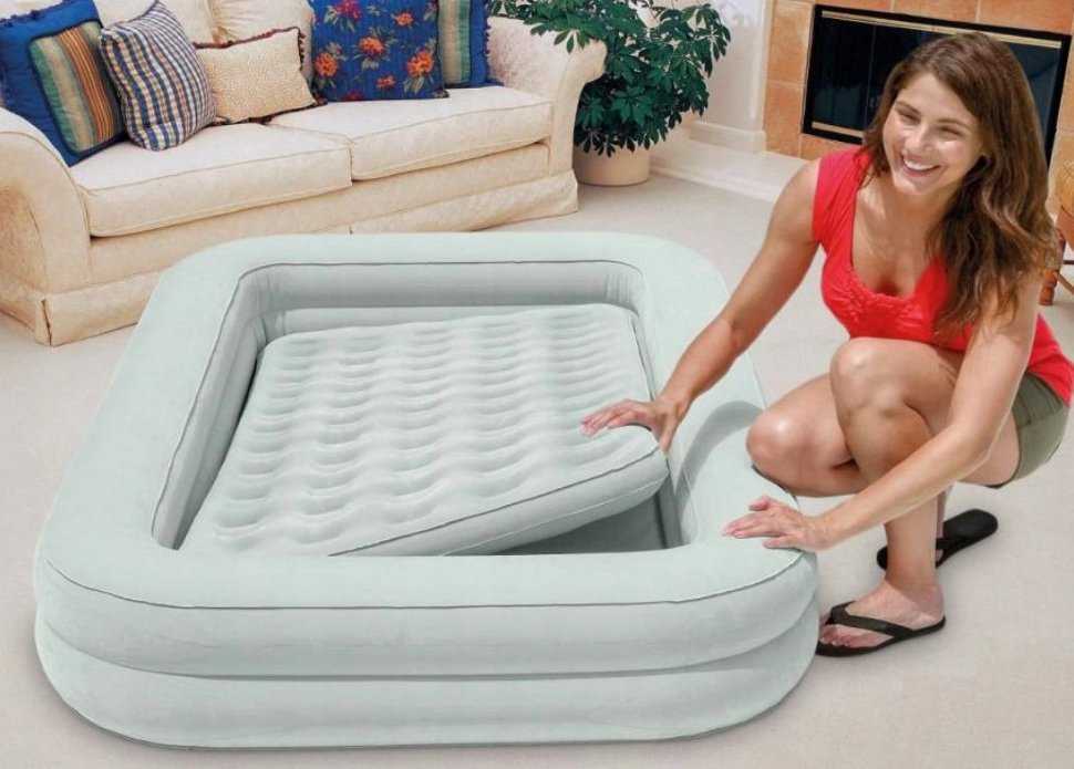 Надувная кровать, как выбрать односпальный или двуспальный матрас