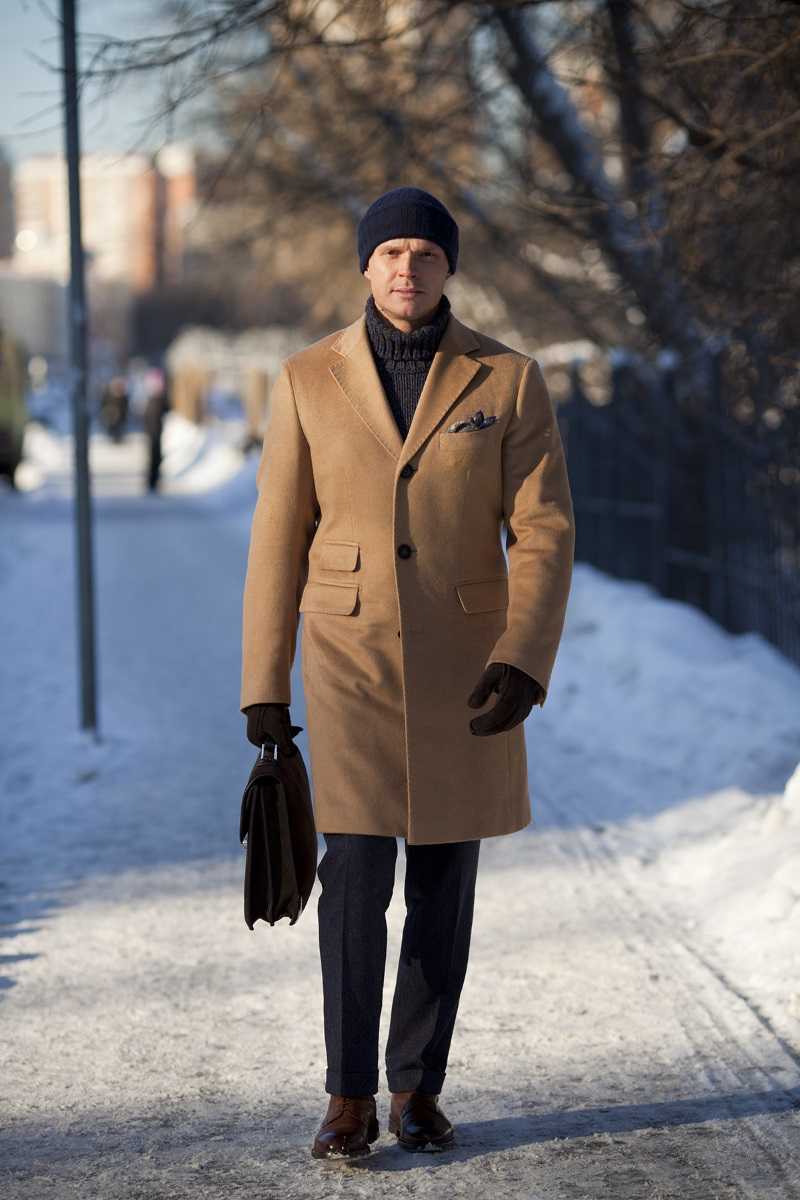 С чем носить мужское пальто, фото и полезные советы