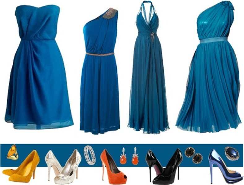 Голубое платье, рекомендации по выбору для женщин разных возрастов