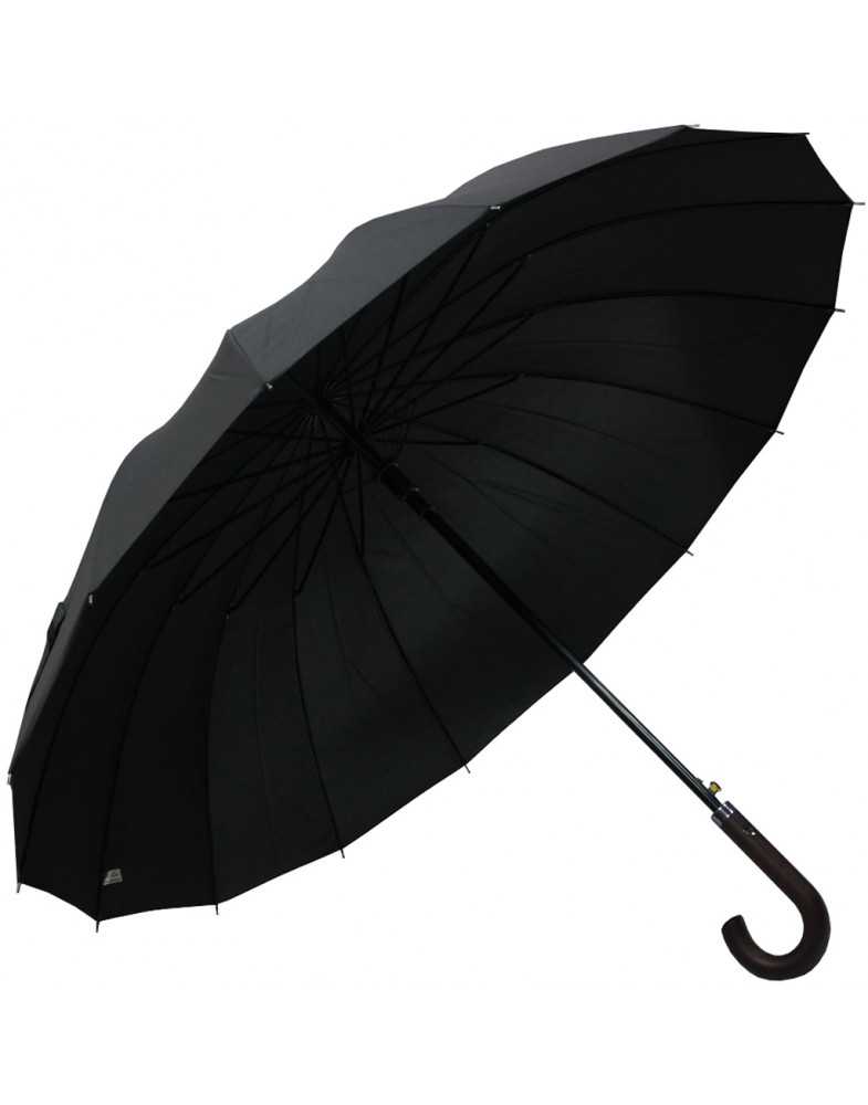 Черный зонт трость