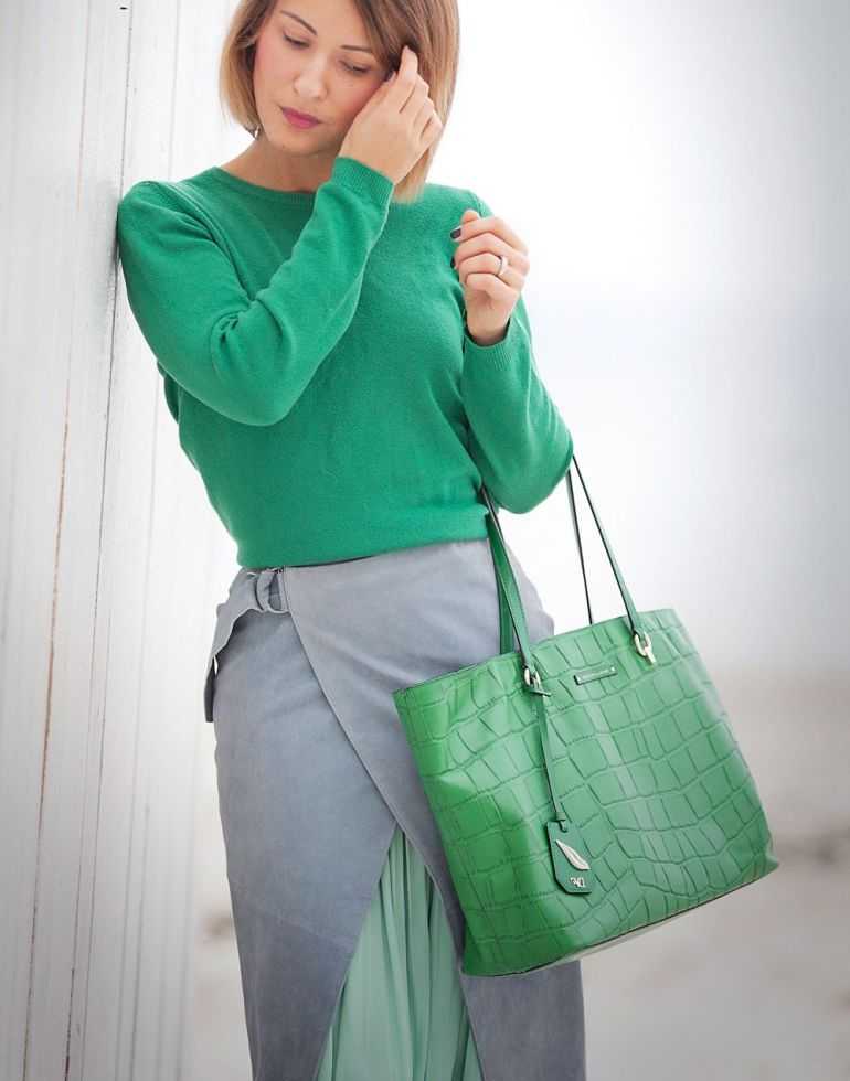 Зеленый цвет с чем сочетаеся в женской одежде - фото модных образов