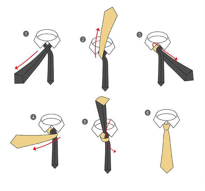 Как делать галстук