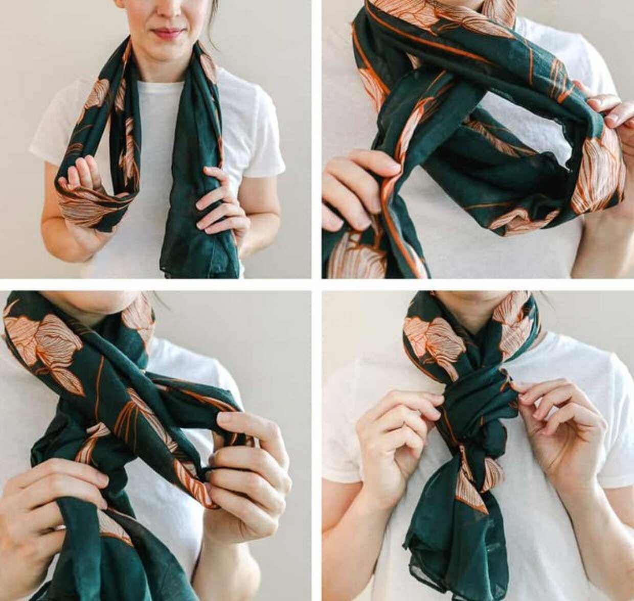 Как завязать шарф на шее. способы завязать шарф, схемы и фото |