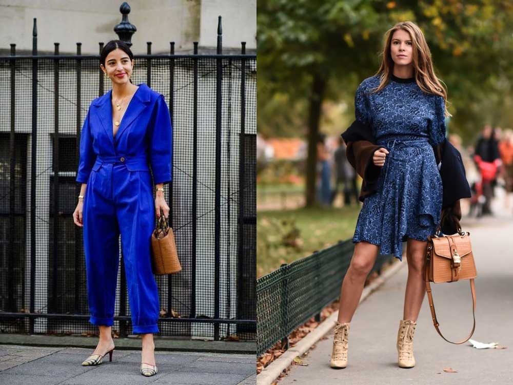Классический синий: как носить и с чем сочетать главный цвет 2021 года