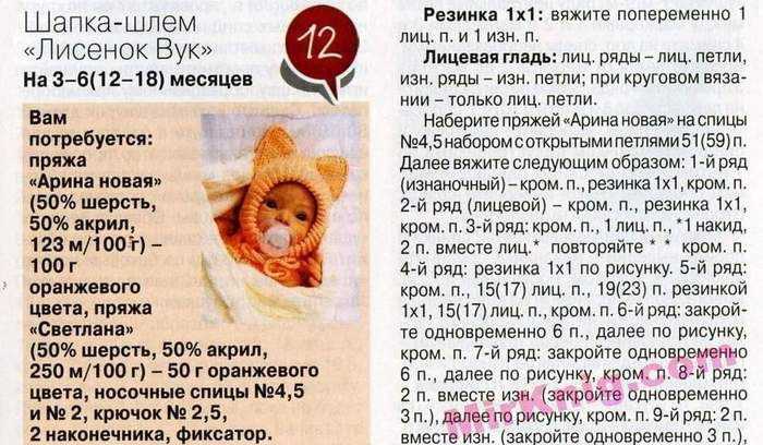 Какой размер чепчика покупать новорожденному в роддом?