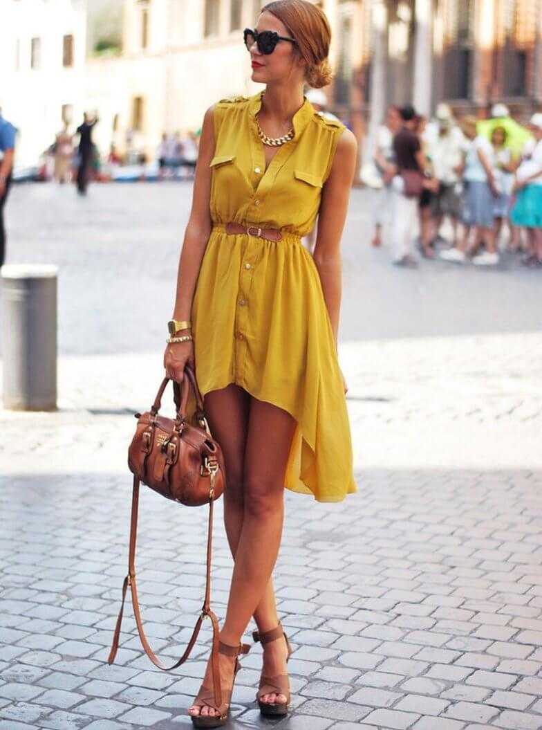 С чем носить желтую обувь: 20 солнечных образов | trendy-u