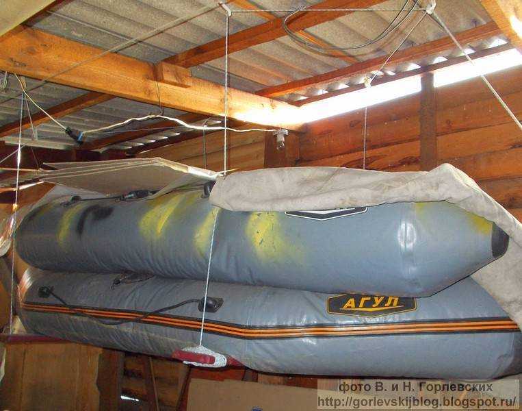 Как хранить лодку зимой и летом: правильные условия хранения моторных, надувных, резиновых пвх-лодок в гараже под потолком