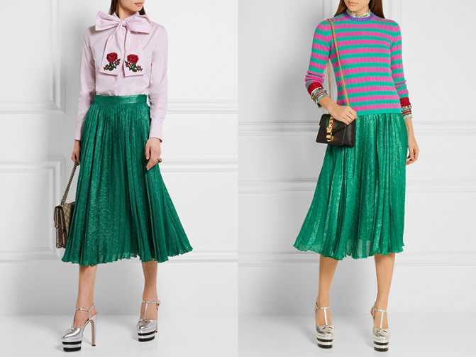 Зеленая юбка-карандаш позволить выглядеть элегантно, ярко и неотразимо любой женщине Кому подойдет и какие модели существуют С чем можно носить Эффектные образы