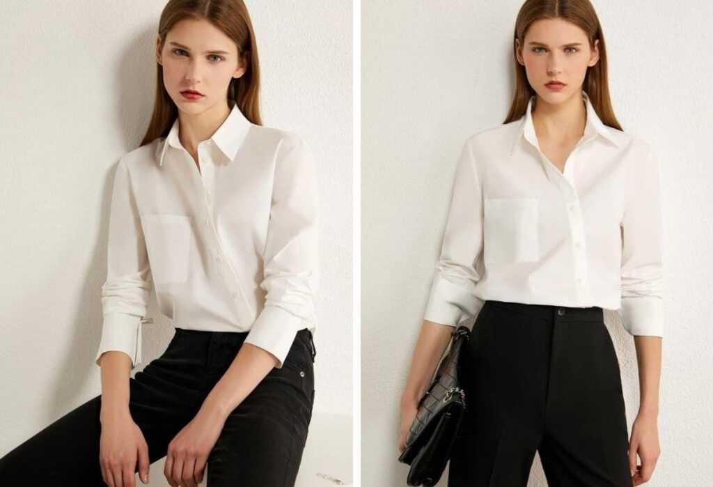 Блузки, заправленные в юбку, брюки или джинсы: рекомендации стилистов, как красиво заправить блузку