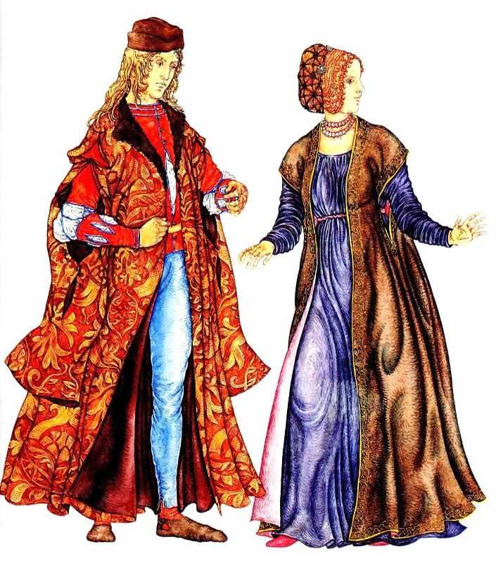 Старинная одежда на руси- женская и мужская. древнерусский костюм, наряд - описание