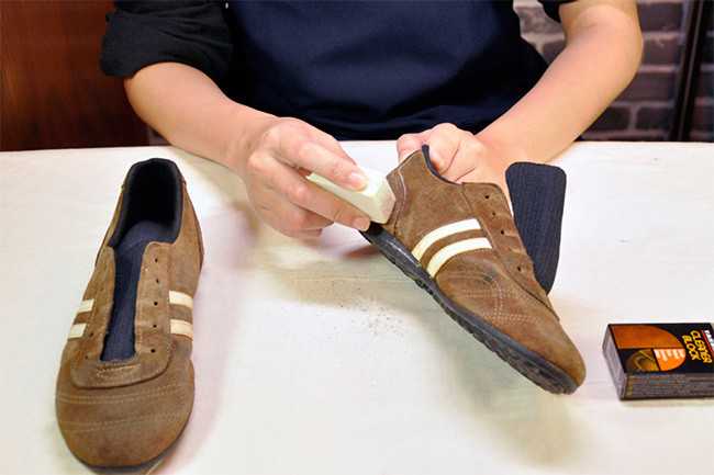 Как чистить обувь из нубука, подходящие средства, народные методы