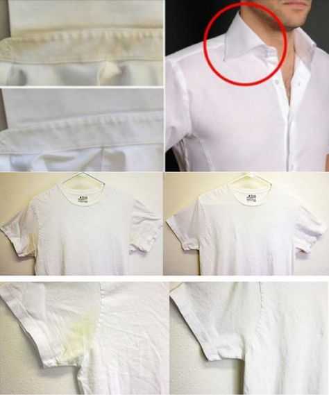 Как отстирать воротник рубашки
