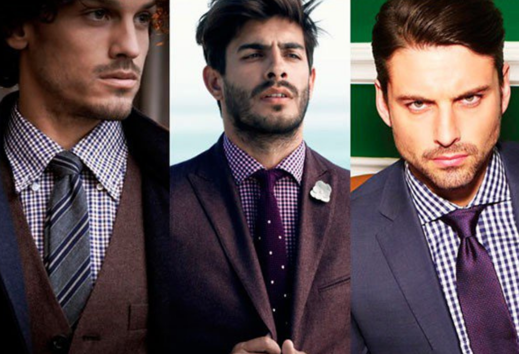 С чем носить синий мужской костюм: как подобрать рубашку, галстук обувь
