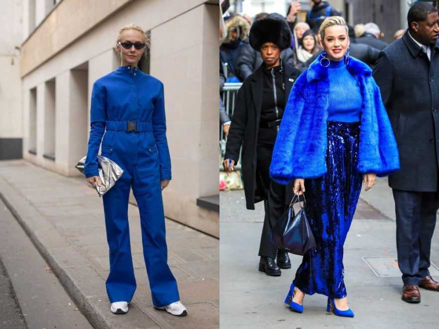 С какой одеждой сочетаются синие женские брюки: с чем носить, как подобрать верх
