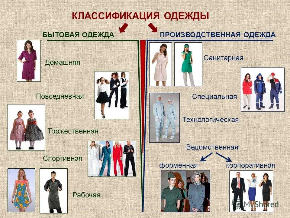 Классификация одежды