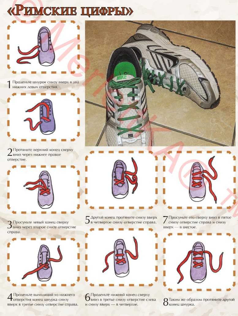 Как модно завязывать шнурки на кроссовках для надежности и эффектности