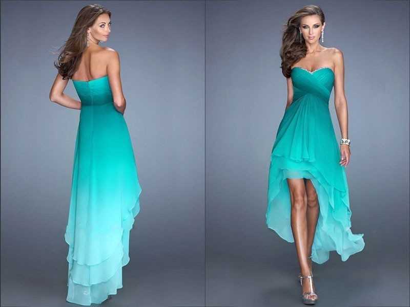 Как называется платье спереди короткое сзади длинное:модели ассиметритчных платьев art-textil.ru
